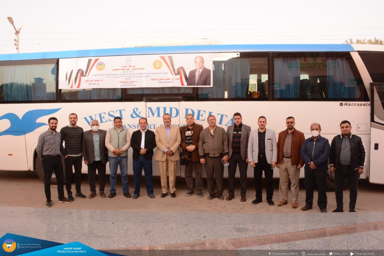 قافلة جامعة طنطا قدمت خدماتها العلاجية بالمجان لـ1512 مواطنًا بالوادى الجديد
