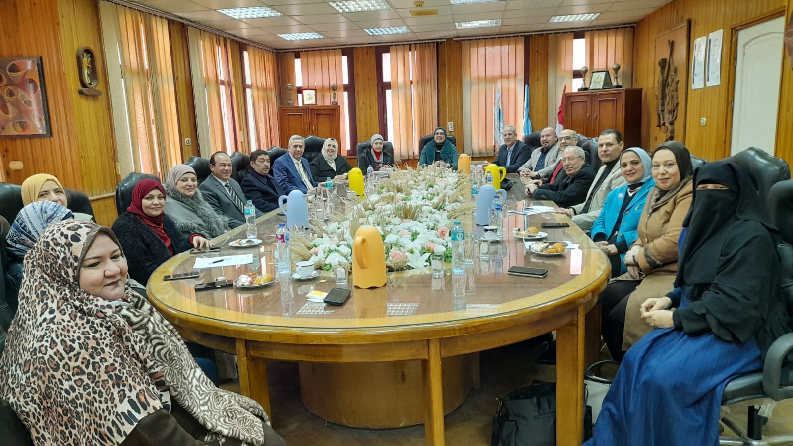مجلس كلية التربية النوعية بجامعة طنطا يعقد جلسته الخامسة ويحتفي بالوكلاء الجدد