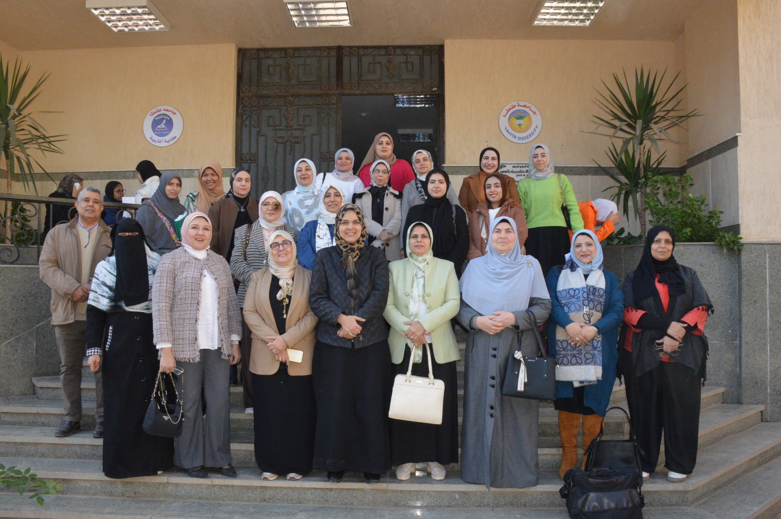 وحدة ضمان الجودة بكلية التربية تستقبل فريق الدعم الفني بمركز ضمان الجودة بالجامعة