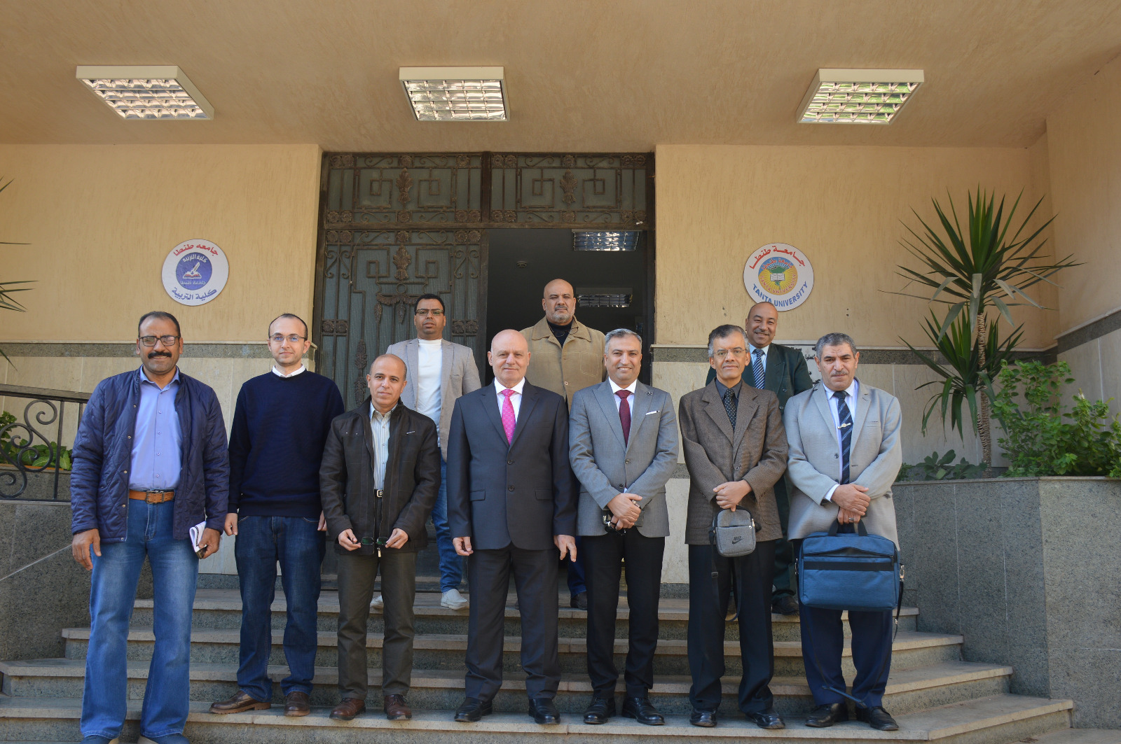 زيارة وفد المجلس الأعلى للجامعات لكلية التربية بجامعة طنطا لمتابعة تنفيذ مشروع «تميز المعلم»
