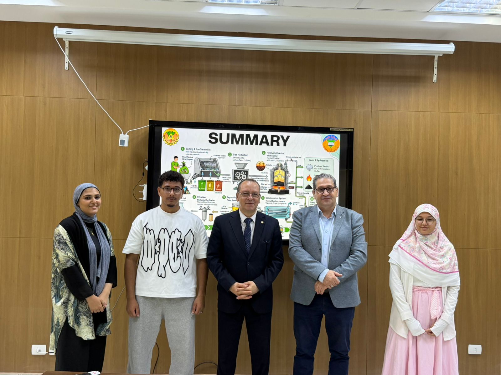 تحت رعاية الدكتور محمد حسين رئيس جامعة طنطا:  نائب رئيس الجامعة يشهد فعاليات الهاكاثون الداخلي لإدارة المخلفات الجامعية