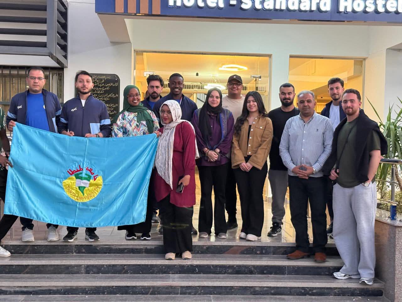 تحت رعاية الدكتور محمد حسين رئيس الجامعة طنطا: وفد طلابي برئاسة نائب رئيس الجامعة لشئون التعليم والطلاب يشارك في فعاليات 