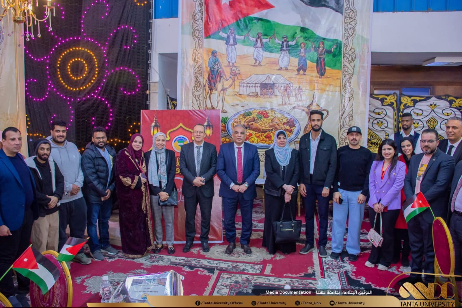 صيدلة طنطا تشارك في حفل إفطار الطلاب الوافدين بجامعة طنطا