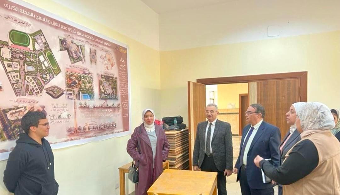 برعاية الدكتور محمد حسين رئيس جامعة طنطا:  جامعة طنطا تقدم مشروعات طلابية مبتكرة لتطوير مرافق شركة مصر للغزل والنسيج بالمحلة