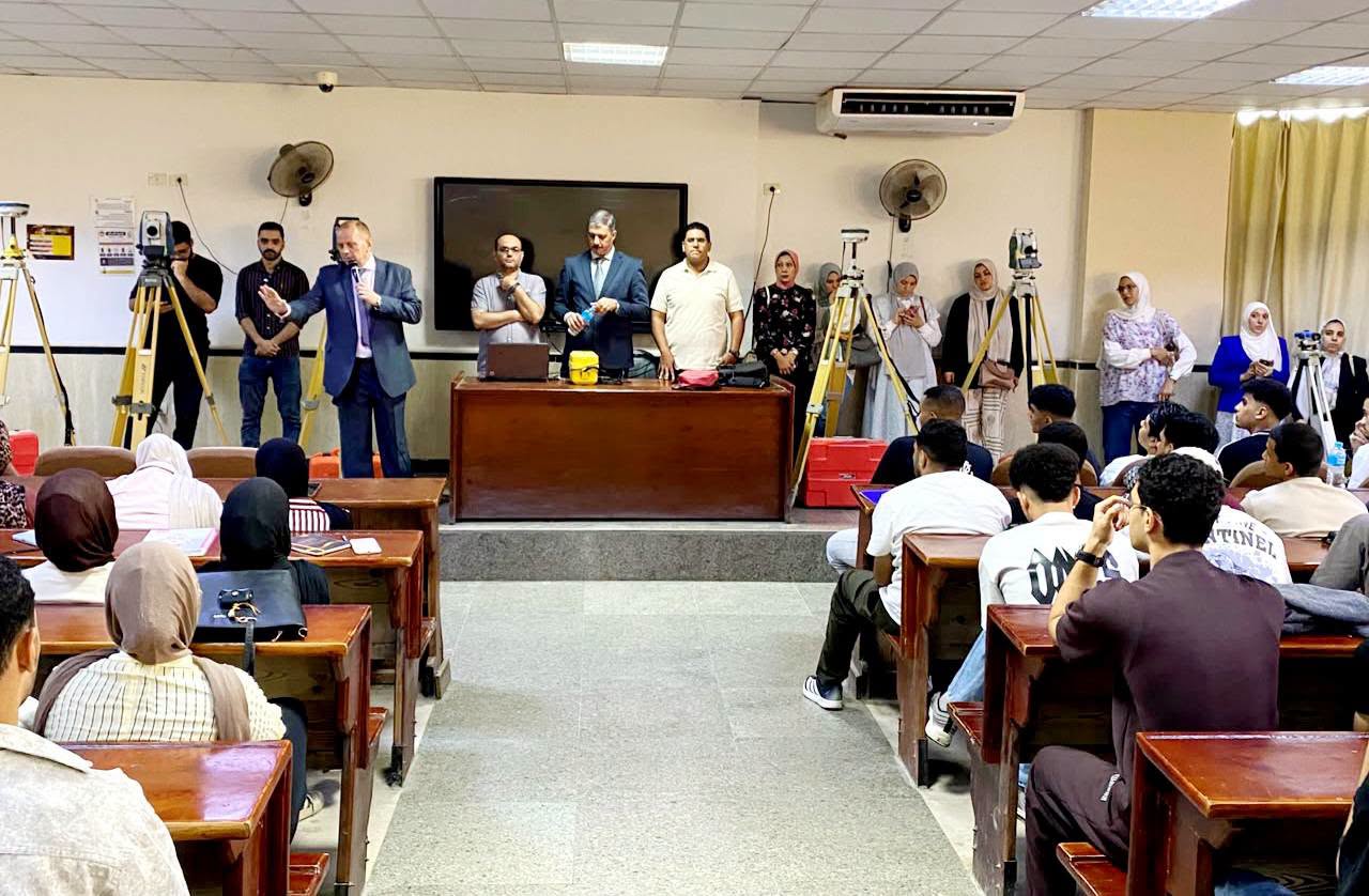 كلية الآداب بجامعة طنطا تستقبل الطلاب الجدد ببرنامج المساحة والخرائط ونظم المعلومات الجغرافية للعام الجامعي 2026/2027
