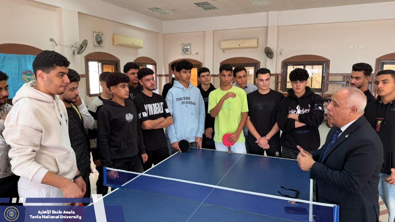جامعة طنطا الأهلية تطلق موسم الأنشطة الطلابية وتبدأ منافساتها الرياضية