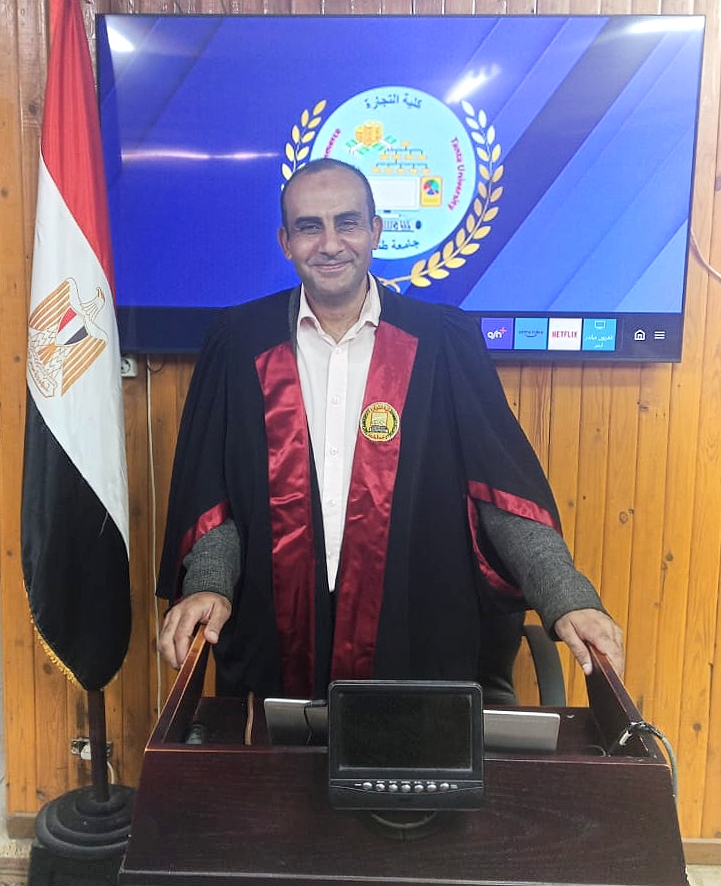 مناقشة مشروع البحث للماجستير المهني في إدارة الأعمال تخصص (الضبط الاحصائي و توكيد الجودة ) للباحث : سمير محمد أحمد نوار