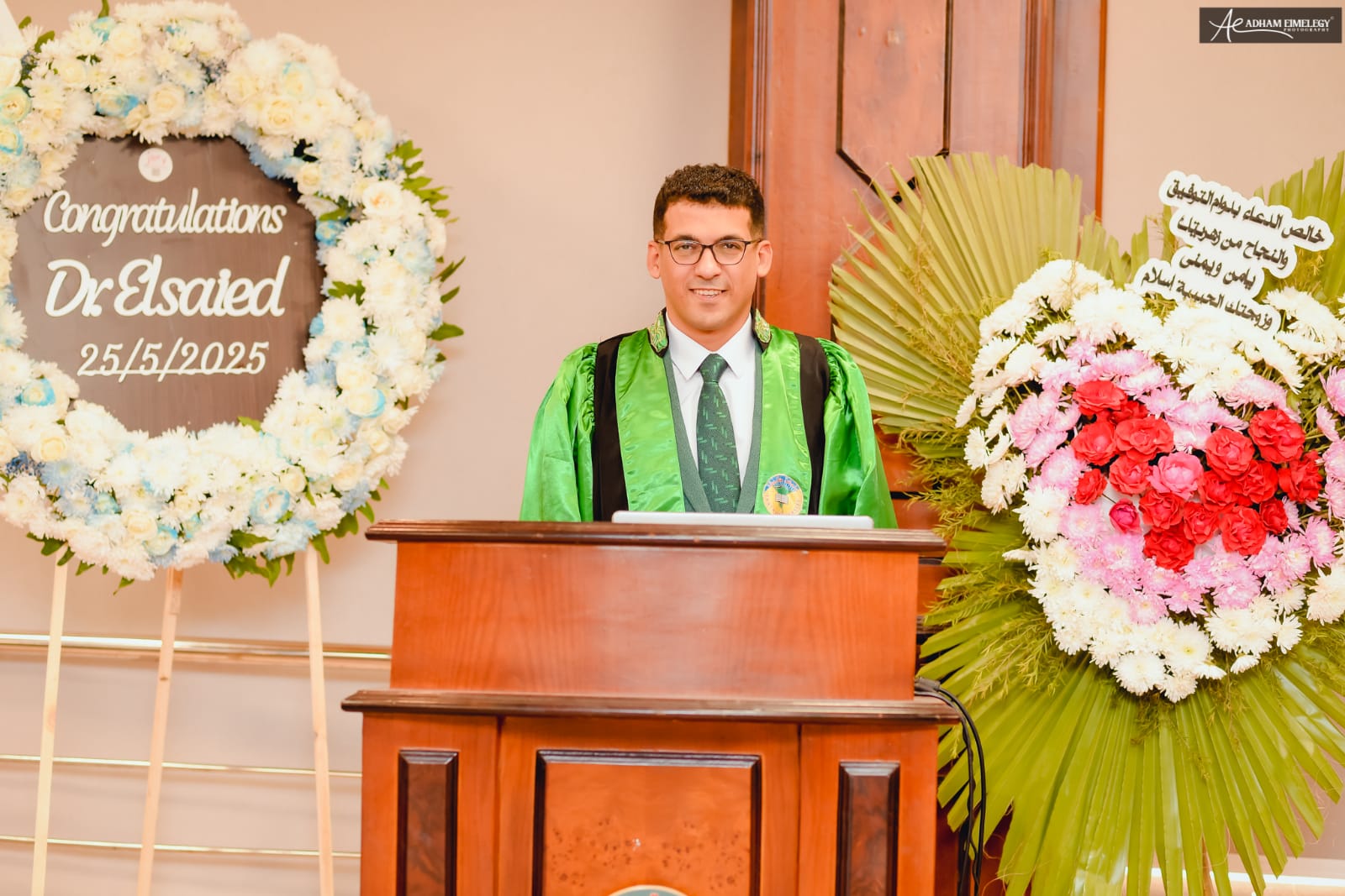 مناقشة رسالة الدكتوراة للباحث السيد عبد الستار القطب سلطان بقسم الجغرافيا بآداب طنطا