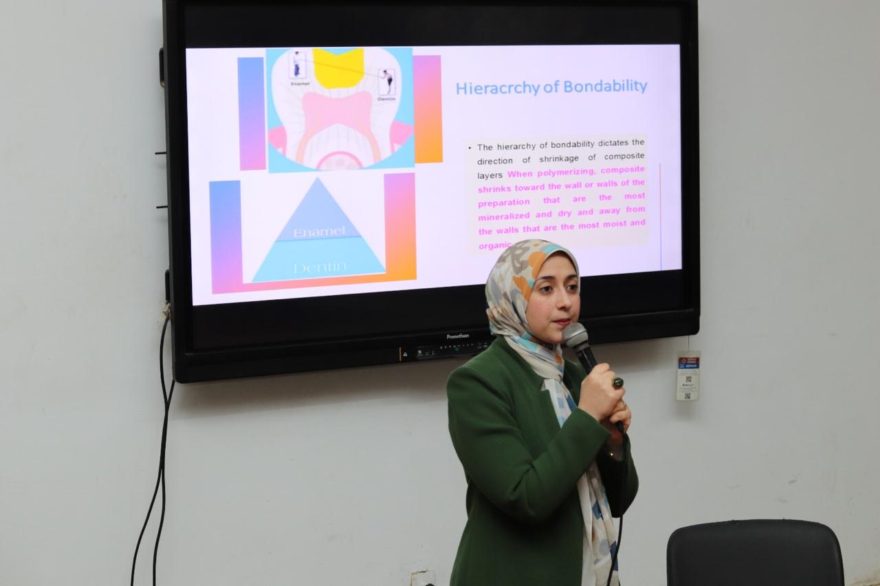 فعاليات اللقاء العلمي الشهري لأطباء الامتياز بطب أسنان طنطا 