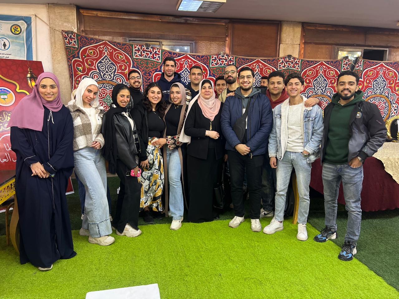 جانب من مشاركة صيدلة طنطا ضمن مأدبة الإفطار الرمضاني لأسرة طلاب من أجل مصر بجامعة طنطا