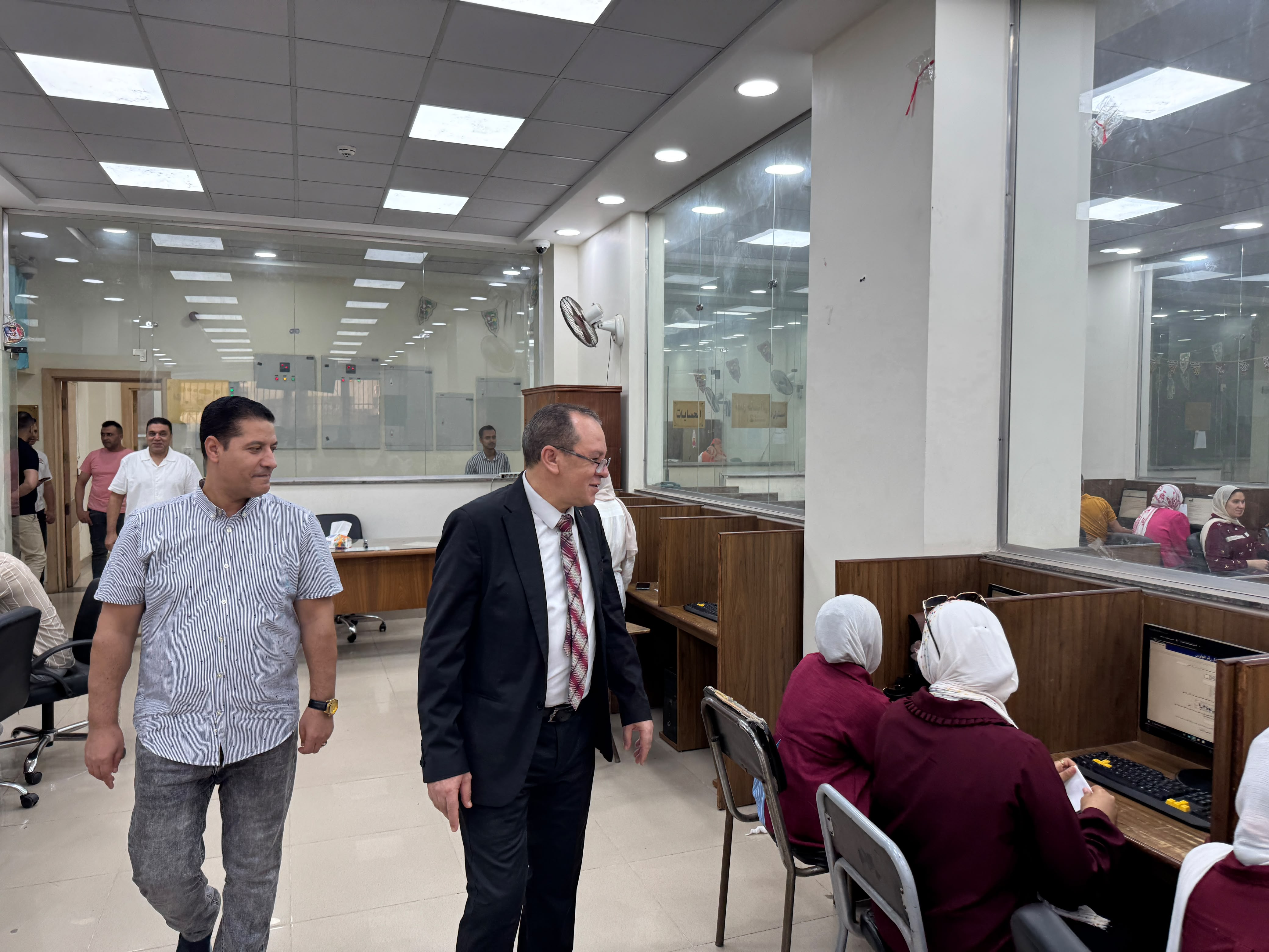 نائب رئيس جامعة طنطا يتابع أعمال تنسيق المرحلة الثالثة والدبلومات الفنية