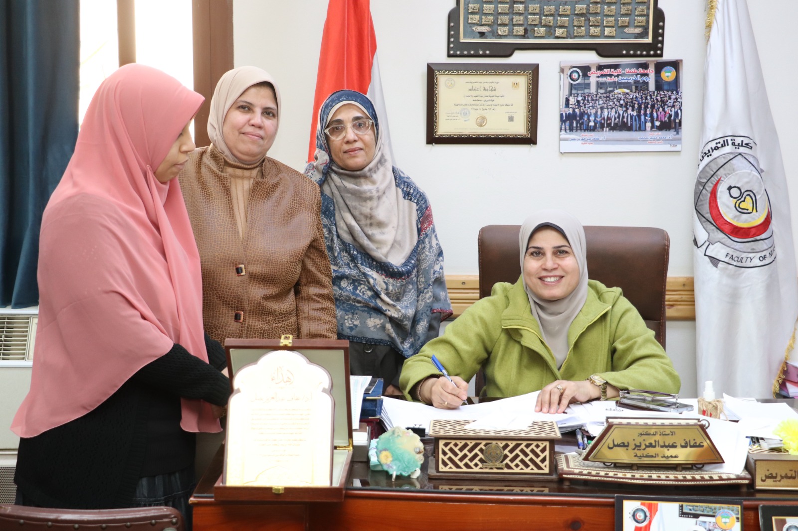 عميد تمريض طنطا تعتمد نتيجة المستوى الأول للفصل الدراسى الأول للبرنامج التخصصي للعام الجامعي 2025/2026