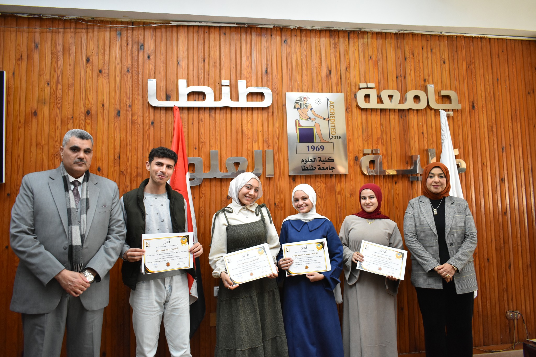 مجلس علوم طنطا يكرم الطلاب الفائزين بالمركز الأول في مسابقة البوستر العلمي والابتكارات