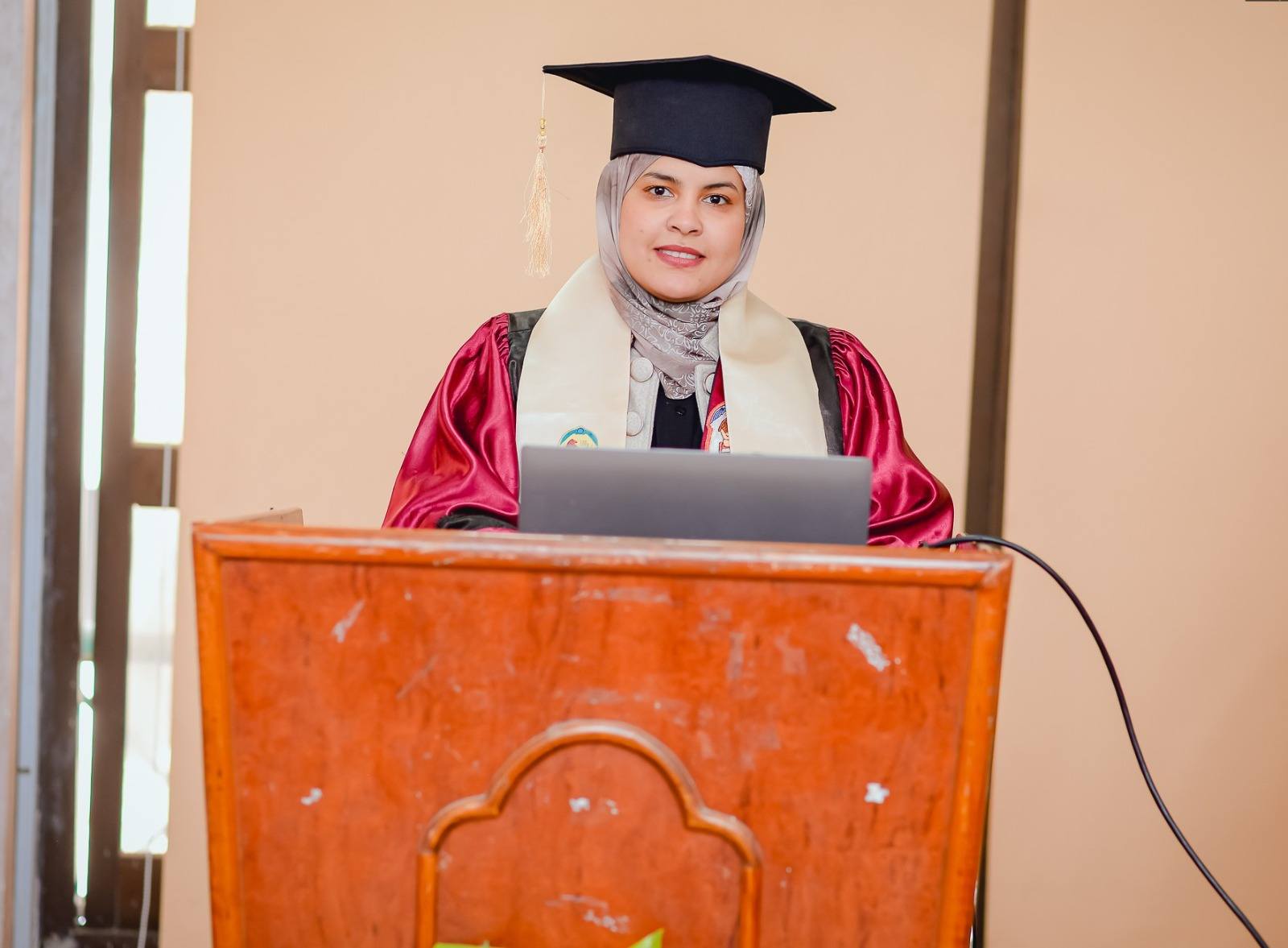 مناقشة رسالة الماجستير للباحثة وداد أبو القاسم أبو الحجاج عمر بقسم الجغرافيا بكلية الآداب – جامعة طنطا