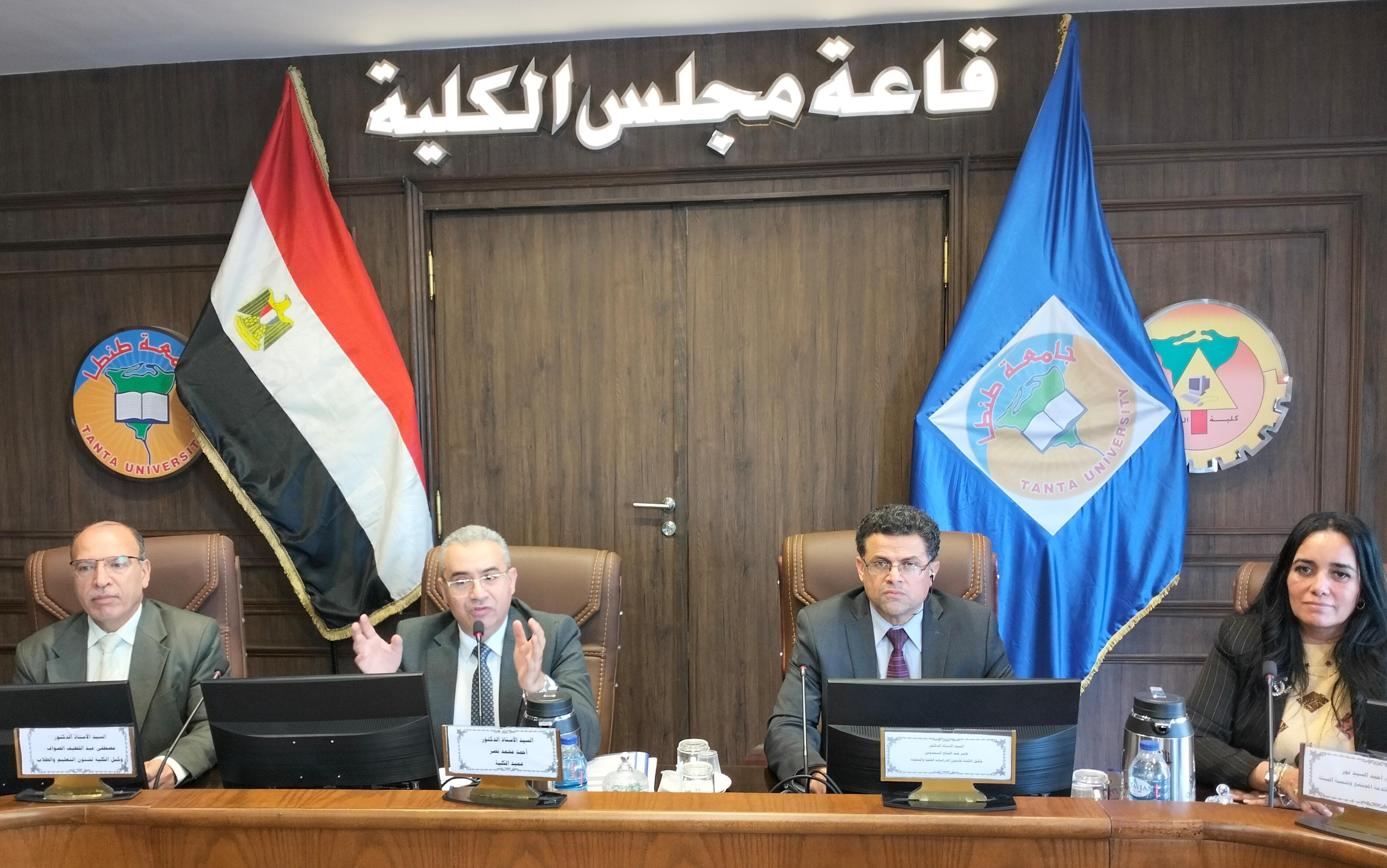 عميد هندسة طنطا يترأس مجلس الكلية 