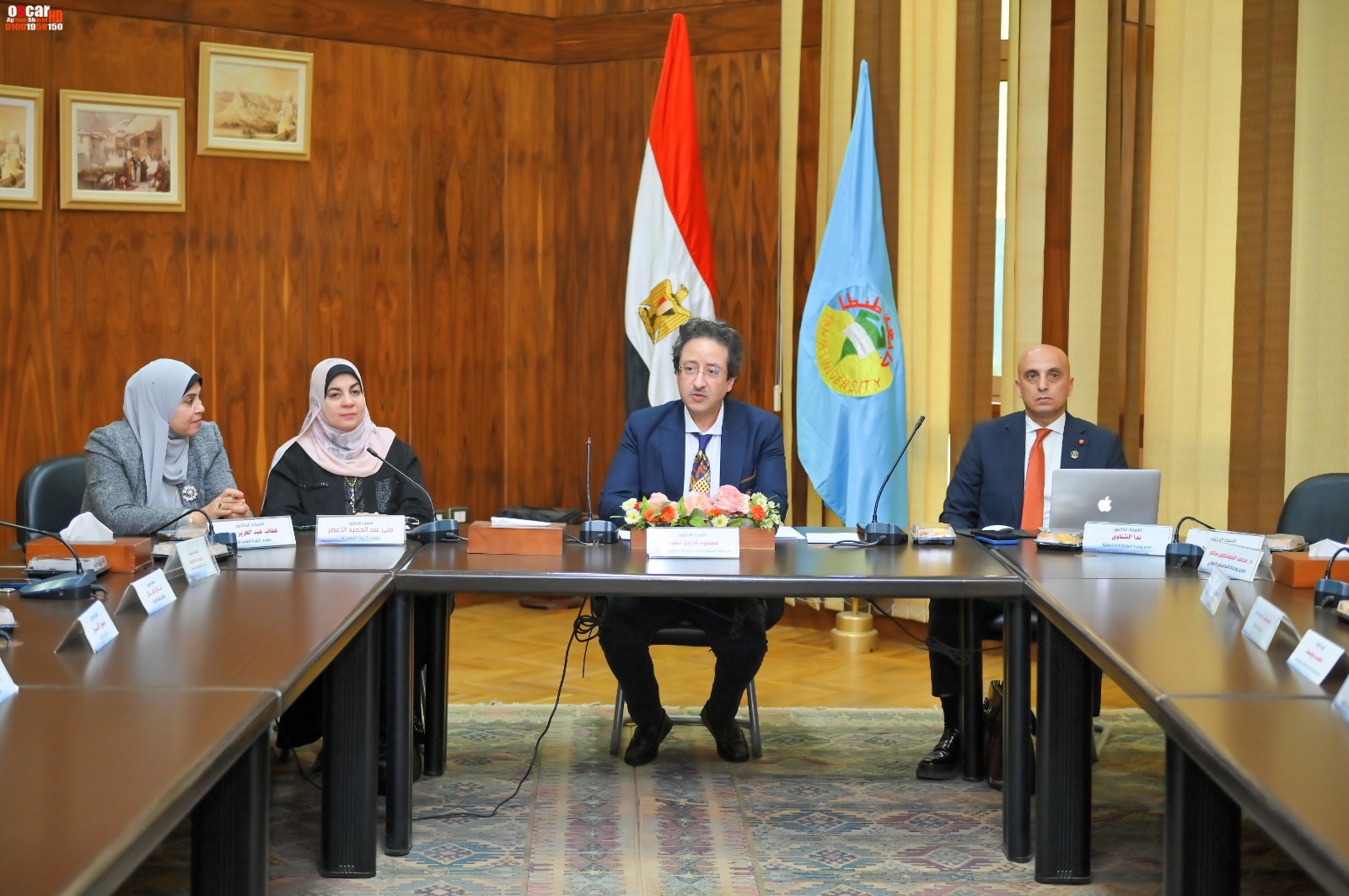 مجلس شئون خدمة المجتمع يستعرض توصيات الملتقى البيئي الاول لجامعات تحالف اقليم الدلتا