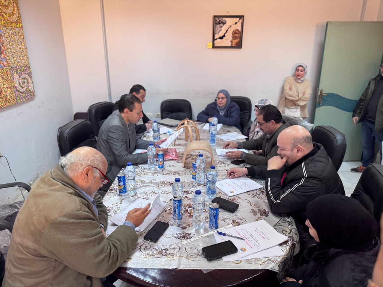 انعقاد سيمنار الباحث محمود فتحي محمد قطب الطنطاوي بقسم التربية الفنية تخصص 