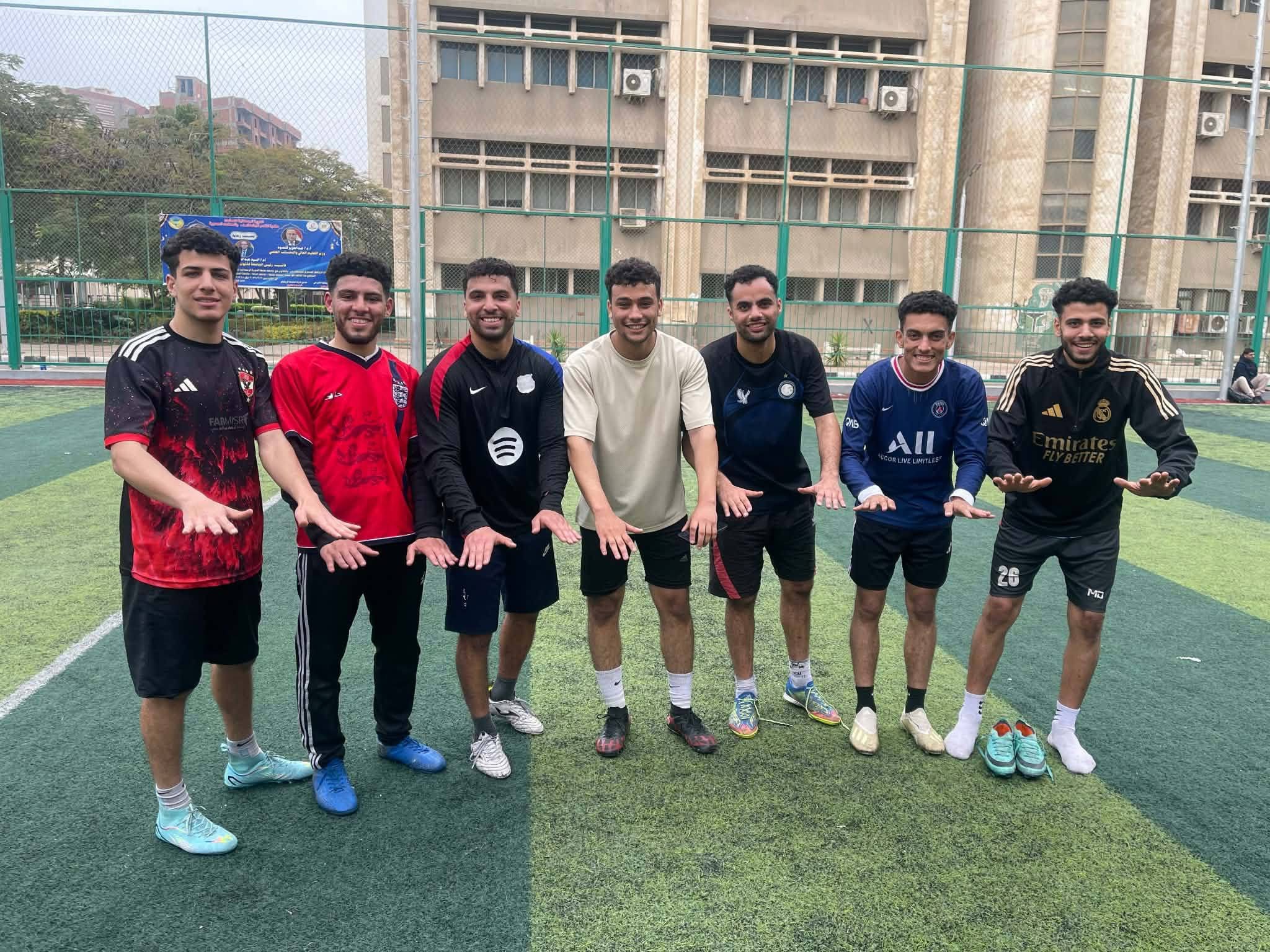 ختام مثير لدوري خماسيات كرة القدم بعلوم طنطا 