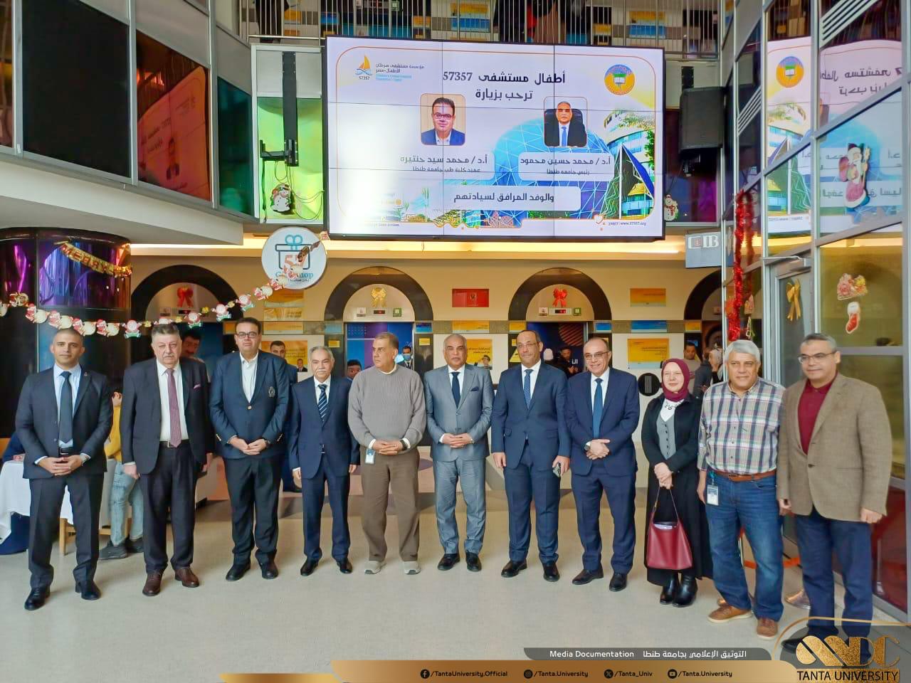 لتعزيز التعاون الطبي ودعم المشروعات القومية:  رئيس جامعة طنطا يترأس وفدا طبيا في زيارة تنسيقية لمستشفى 