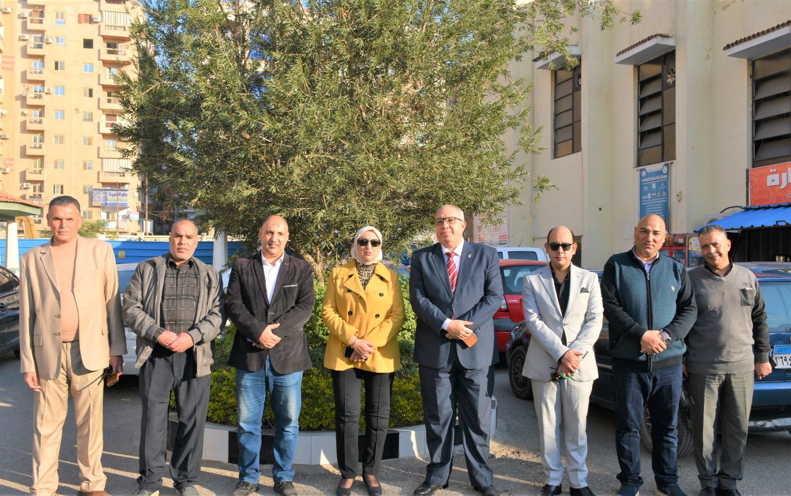 عميد تجارة طنطا يتفقد سير العملية الامتحانية للدراسات العليا الأكاديمية والمهنية