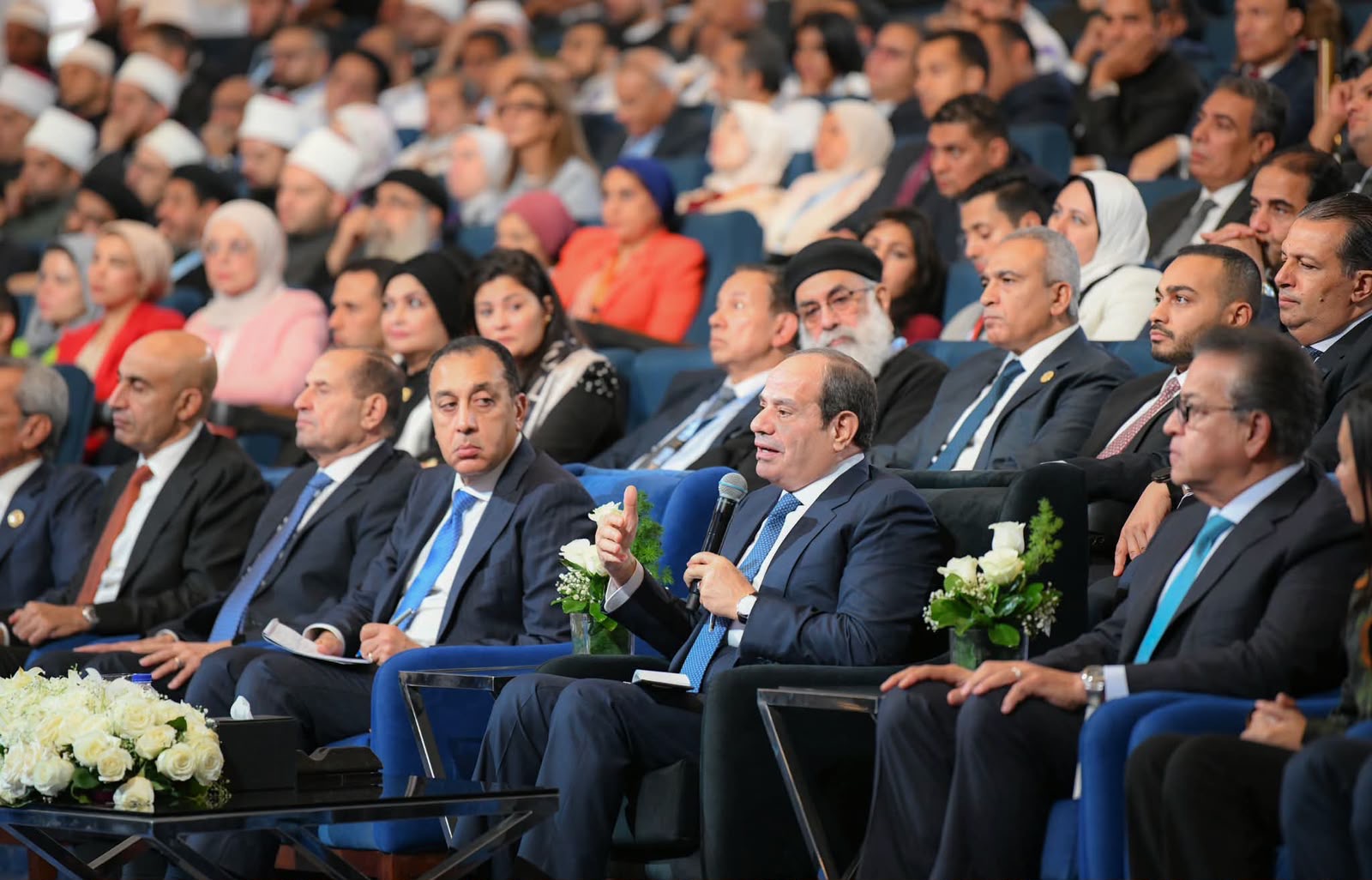 بحضور فخامة الرئيس عبد الفتاح السيسي:  رئيس جامعة طنطا يشارك في جلسة «الخطاب الديني وتأثيره على القيم في المجتمع» بمنتدى مصر 2026