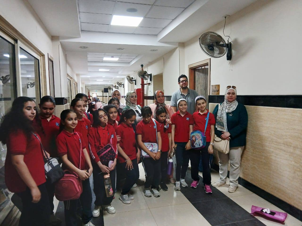 علوم طنطا تستقبل طلاب مدرسة المستقبل للغات