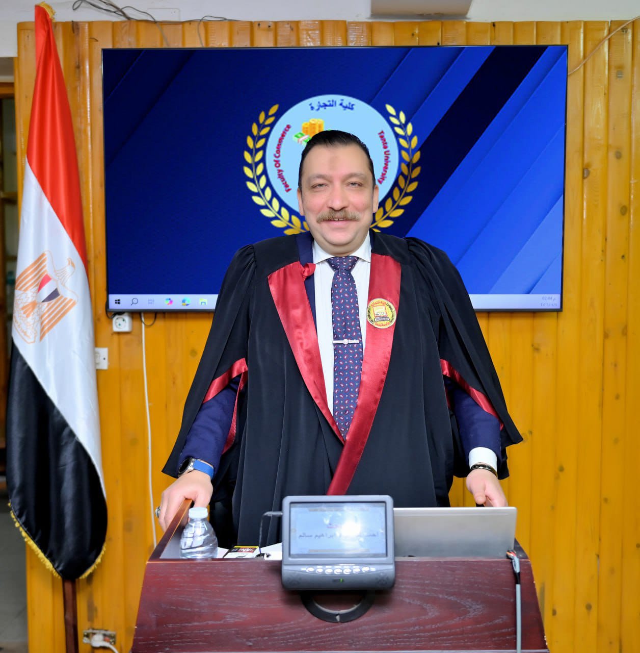 مناقشة مشروع البحث للماجستير المهني فى ادارة الأعمال تخصص (ادارة الموارد البشرية ) للباحث : أحمد محمد فؤاد ابراهيم سالم