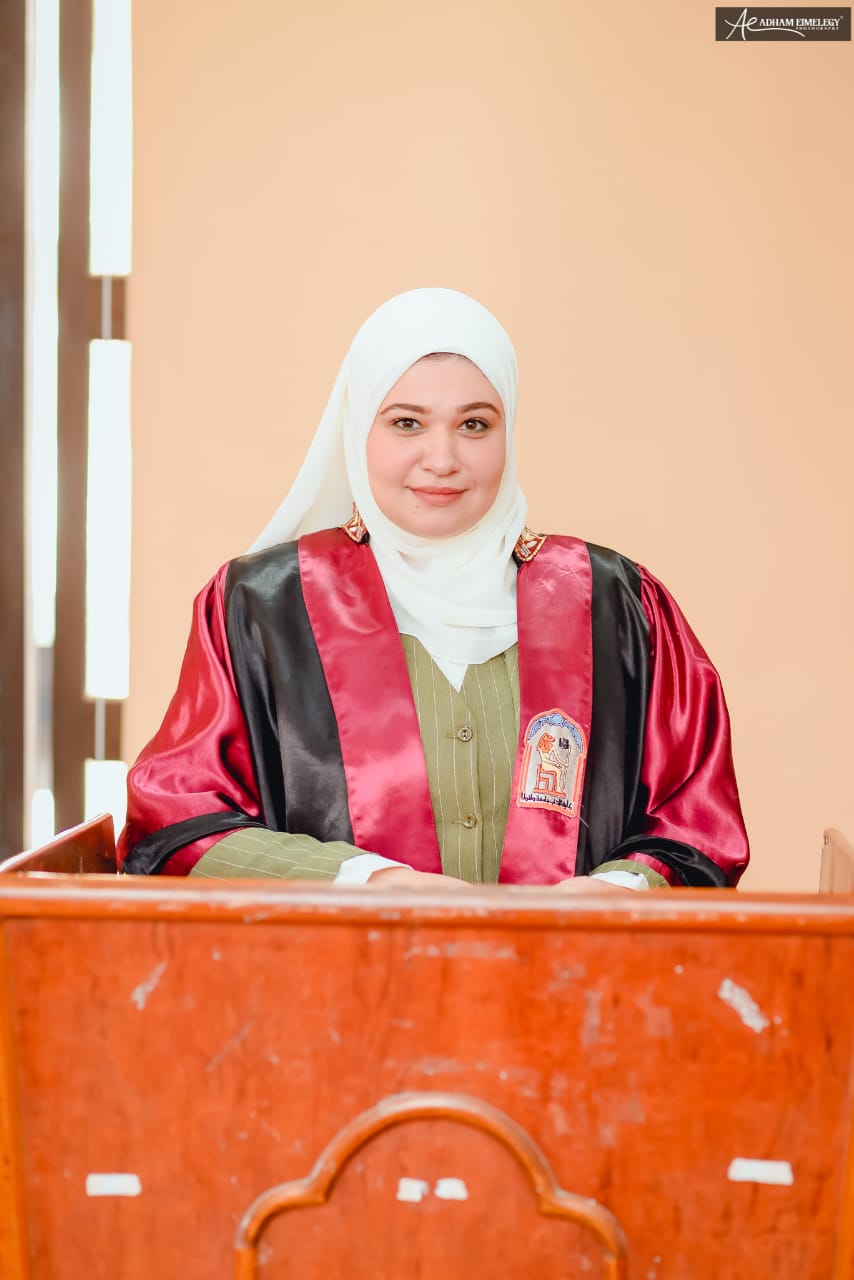 مناقشة رسالة الماجستير للباحثة أية إبراهيم سامي عبد المنعم بقسم الفلسفة بآداب طنطا