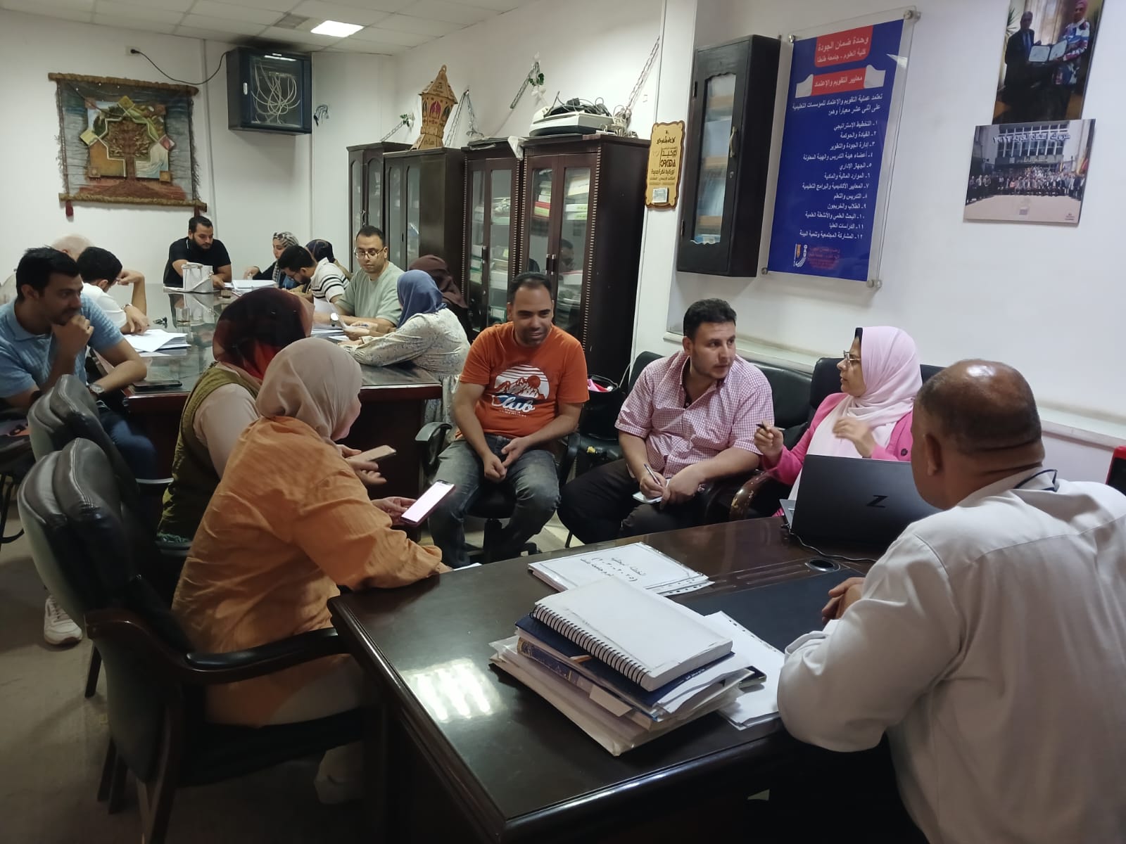 المراجعة الداخلية لمرز ضمان الجودة بالجامعة لبرنامج علوم الحاسب