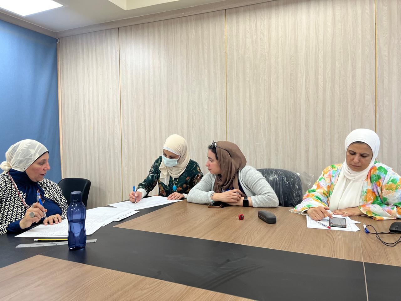 اجتمع اليوم  بتاريخ 23-11-2025 فريق عمل معيار التخطيط الإستراتيجى